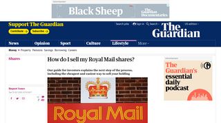How do I sell my Royal Mail shares? | Money | The Guardian
