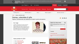 Stamps, Collectibles & Gifts | Royal Mail Group Ltd