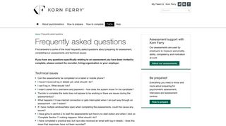 Frequently asked questions - Talent Q