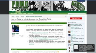 How to Apply to Join and access the Recruiting Portal ...