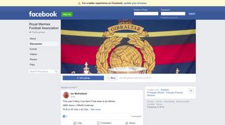 Royal Marines Football Association public group | Facebook