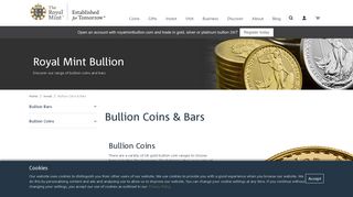 Bullion Coins and Bars | The Royal Mint