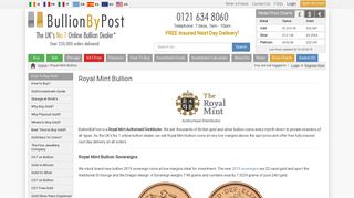 Royal Mint Bullion | BullionByPost