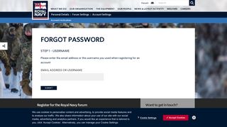 Login | Royal Navy