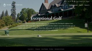 Golf - Royal Ottawa Golf Club