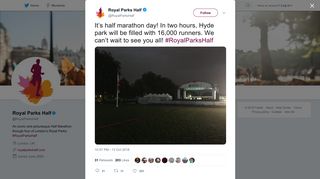 Royal Parks Half on Twitter: 