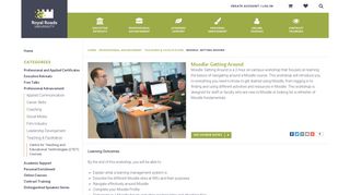 Moodle: Getting Around | Royal Roads University | Continuing Studies