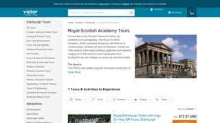 The Best Royal Scottish Academy Tours & Tickets 2019 - Edinburgh ...