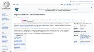 Royal Sundaram General Insurance - Wikipedia