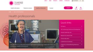 For health professionals | The Royal Women's Hospital