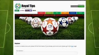 Register - Royal Betting Tips