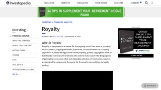 Royalty - Investopedia