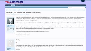 RPDATA - just fleeced me. Anyone have access? | Somersoft