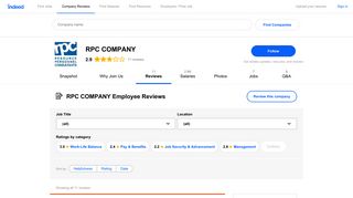 Working at RPC COMPANY: Employee Reviews about Pay & Benefits ...