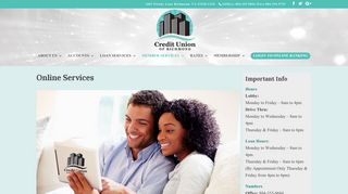 Credit Union of Richmond - Online Financial Services