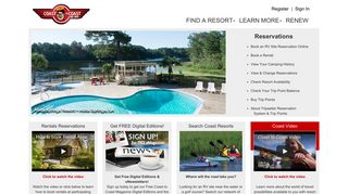 Coast to Coast RV Resorts and Campgrounds by Good Sam