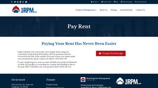 Pay Rent - Real Property Management
