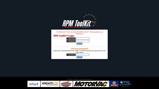 RPM ToolKit™ Login - Automated Marketing Group