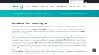 Welcome to the RPNAO's Members Only Site | RPNAO