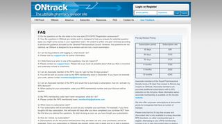 ONtrack - FAQ
