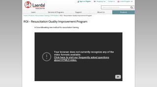 RQI - Resuscitation Quality Improvement Program - Laerdal Medical