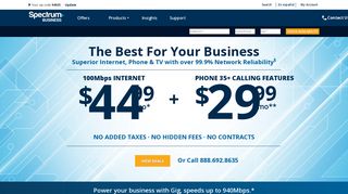 Spectrum Business: Business Internet, Phone Services and Networking