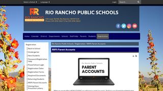 RRPS Parent Accounts - Rio Rancho Public Schools