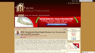 RRR -Residential Real Estate Review, Inc. Do you work with this ...