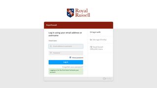 Royal Russell: Login
