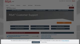 RSA Customer Support | RSA Link