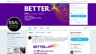 RSA Conference (@RSAConference) | Twitter