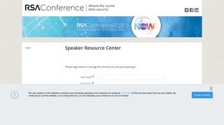 Speaker Resource Center - RSA Conference
