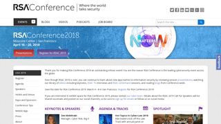 USA 2018 | RSA Conference