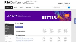 Register - US 2019 - Cybersecurity Conference | RSA Conference