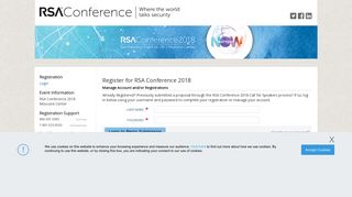 Register - RSA Conference