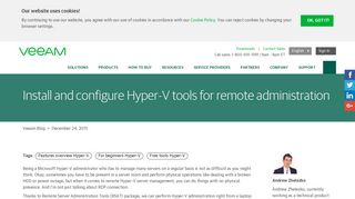 How to manage Hyper-V remotely - Configuring RSAT - Veeam