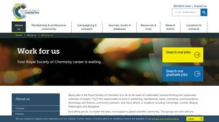 Work for the Royal Society of Chemistry