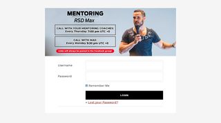 RSD Max – Members Area – Mentoring Elite