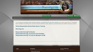 r-serving alcohol training for sellers and servers