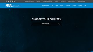 Choose Your Country - RSL Awards