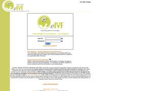 eIVF Patient Portal - Login