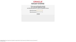 Oracle | PeopleSoft Enterprise 8 Sign-in - Regus