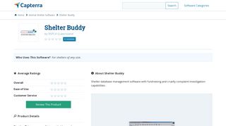 Shelter Buddy Reviews and Pricing - 2019 - Capterra