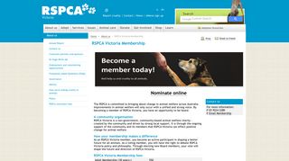 RSPCA Victoria - Membership