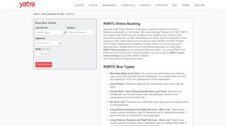 RSRTC Online Booking - Get RSRTC Bus Booking, Routes, Bus Time ...