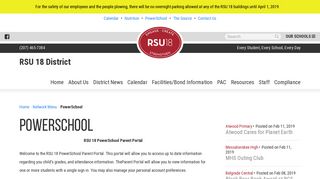 PowerSchool - RSU 18 District