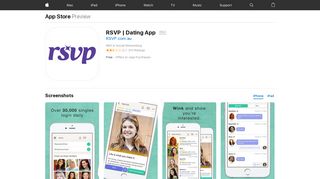 RSVP | Dating App on the App Store - iTunes - Apple
