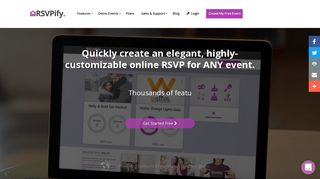 RSVPify: RSVP Website - Free Online RSVP App for Weddings & Events