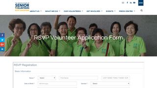 Sign Up! - RSVP Singapore The Organisation of Senior Volunteers