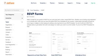 RSVP Forms - Form Templates | JotForm
